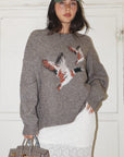 bailey rose Sweater Brown / Small Flying Duck Sweater