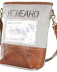 Clea Ray Canvas Bags & Clothing Bags Be Heard Shoulder Bag