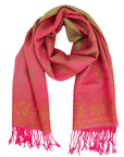 Haystacks Accessories Hot Pink Lurex Thread Pashmina - 2 Colors!