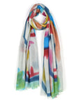 Haystacks HexaColor Splendor Hand-Painted Scarf