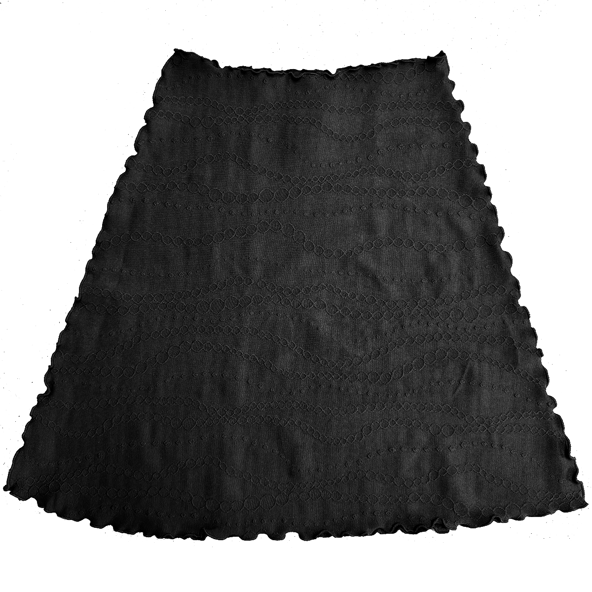 Black Rovigo Jacquard Knit Bias Skirt – Haystacks