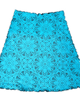 Haystacks Jacquard Knit Bias Blue Curacao Jacquard Knit Bias Skirt