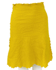Haystacks Jacquard Knit Bias Ceylon Yellow Mateya Matelasse Jacquard Knit Bias Skirt