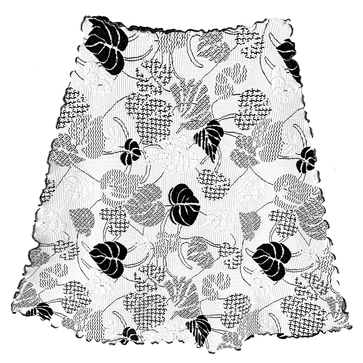 acka jacquard knit skirt（ivory） Gigi Knit Midi Skirt - Ivory | Parallel