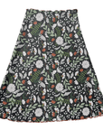 Haystacks Long Bias Dune Flower Reversible 27" Long Bias Skirt