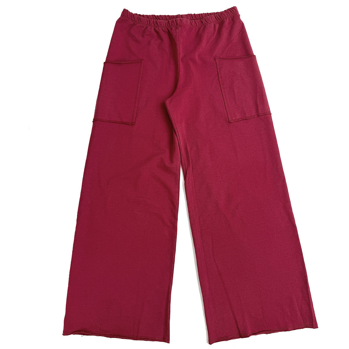 Haystacks pant Haystacks French Terry Leelanau Cotton Crop Length Pant (Cabernet)