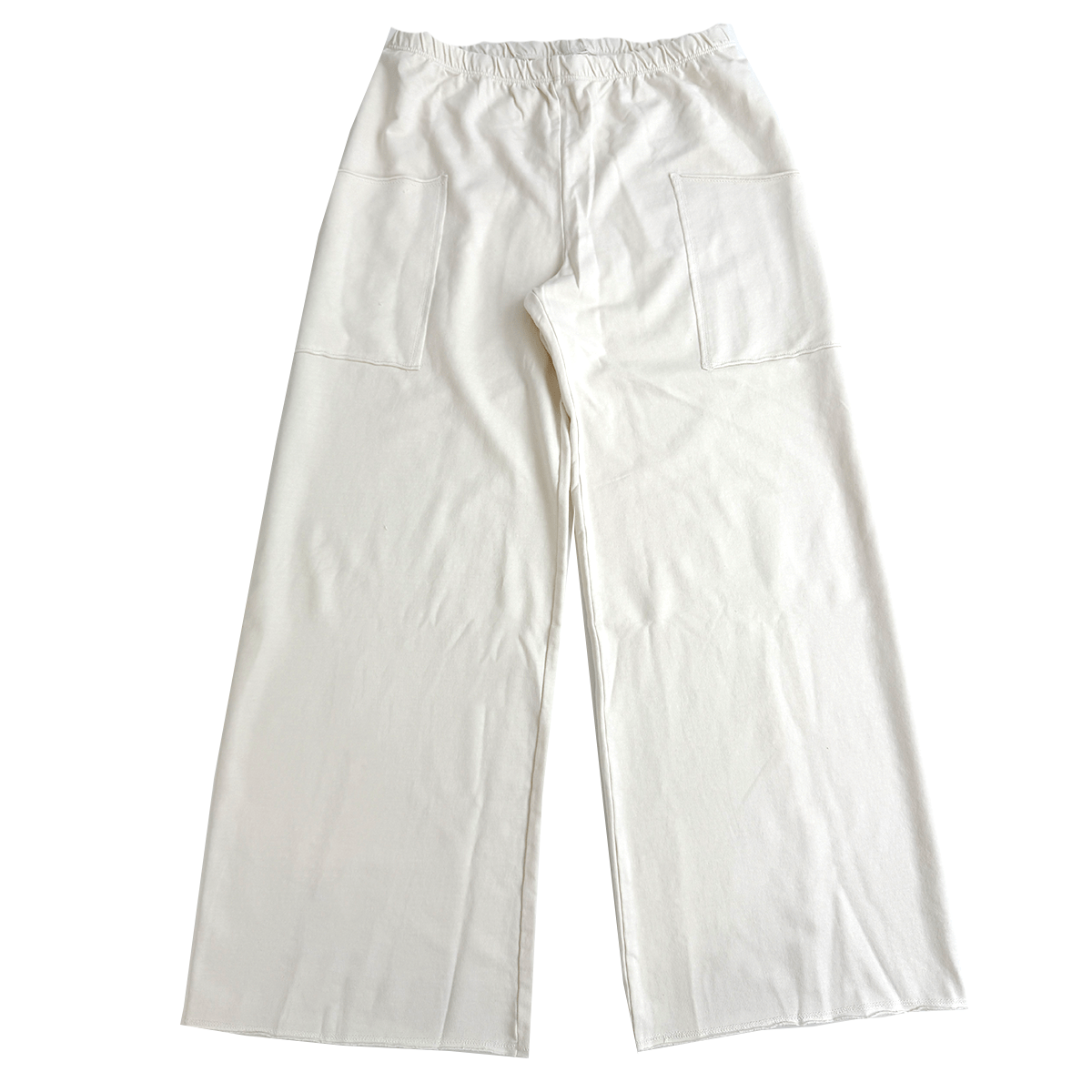 Haystacks pant Haystacks French Terry Leelanau Cotton Crop Length Pant (Milk/Off White)