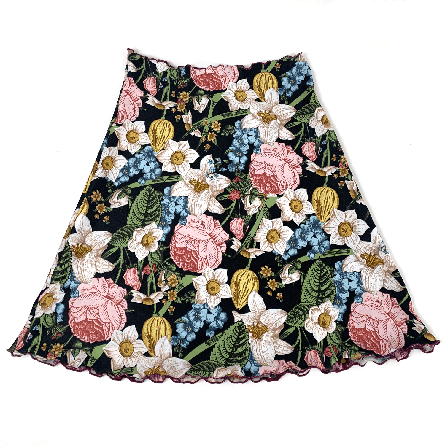 【U LAN】Festry unbalanced skirt Ursula Distressed Denim Midaxi Skirt | Disturbia - Shop