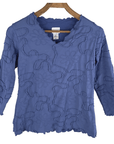 Haystacks top Bijou Blue Conduit Surreal Top
