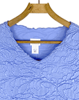 Haystacks top Cornflower Fluence Surreal Textured Top