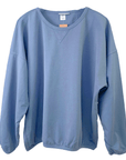 Haystacks top One Size/Free Size Leelanau Cotton Terry Boxy Sweatshirt (Bluestone)