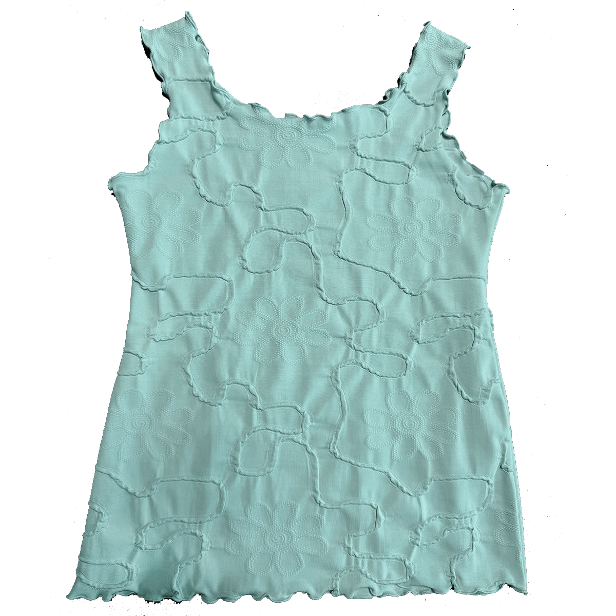 Pastel Turquoise Conduit Charming Tank Top X-Small