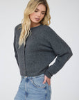 J.O.A LIGHTWEIGHT BUTTON DOWN KNIT CARDIGAN