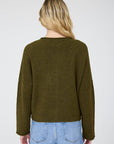 J.O.A LIGHTWEIGHT BUTTON DOWN KNIT CARDIGAN