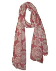 Nusantara Medallion Print Sheer Wool Stole