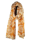 Nusantara Medallion Print Sheer Wool Stole
