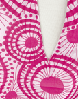 Nusantara top East Indies 100% Cotton Kurti Top - Red Orbit