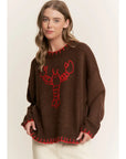 Sweet Generis Sweater Brown / Extra Small Coastal Lobster Pullover