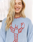 Sweet Generis Sweater Lovely Lobster Pullover