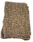 Tanami Poncho Desert Taupe Popcorn Knit Poncho Biasa