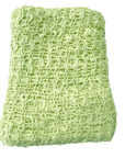 Tanami Poncho Honeydew Popcorn Knit Poncho Biasa (Honeydew)