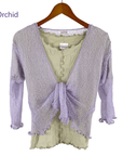 Tanami shawl Lightweight Knit Cross Front Shrug