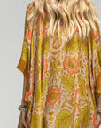Urbanista Kimono FLOWER/RETRO Vintage Floral Print Kimono
