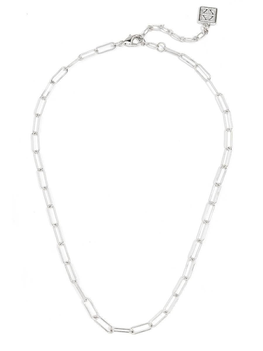 Zenzii Classic Paperclip Link Necklace - Gold and Silver! – Haystacks