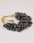 Crossroads Designs Bracelet Black Pebble Beach Pearl Bracelet