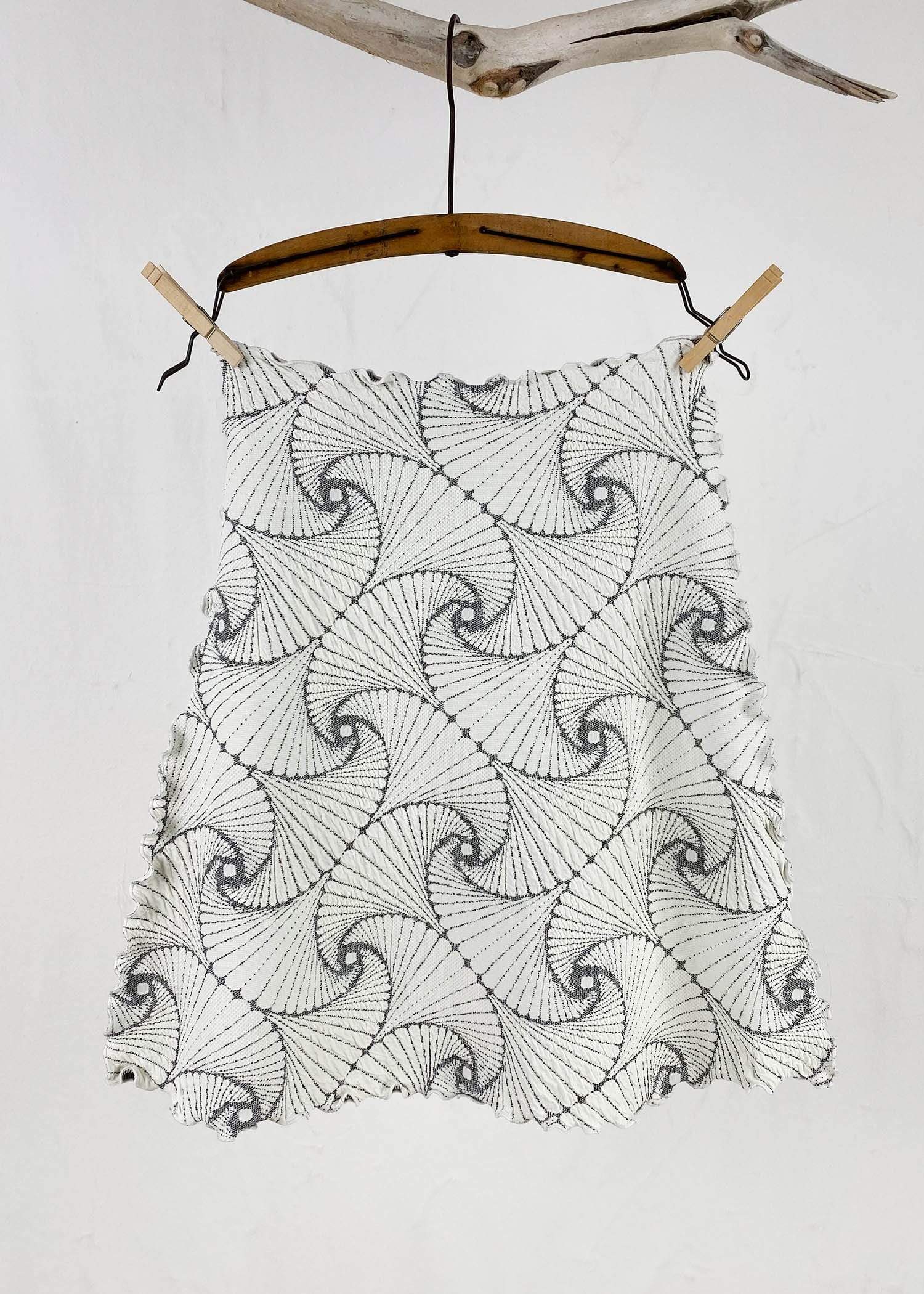 Off White Lince Lurex Detail Knit Bias Skirt – Haystacks