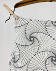 Haystacks skirt Off White Lince Metallic Detail Knit Bias Skirt