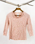 Haystacks top Chintz Rose Conduit Surreal Textured Top