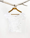 Haystacks top White Conduit Brazilian Textured Ballet Top