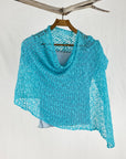 Lost River Poncho Aquamarine Popcorn Knit Poncho - More Colors!