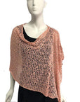 Lost River Poncho Blush Popcorn Knit Poncho - More Colors!