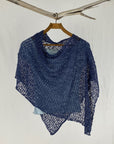 Lost River Poncho Denim Popcorn Knit Poncho - More Colors!