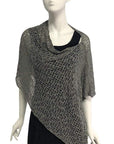 Lost River Poncho Fog Popcorn Knit Poncho - More Colors!
