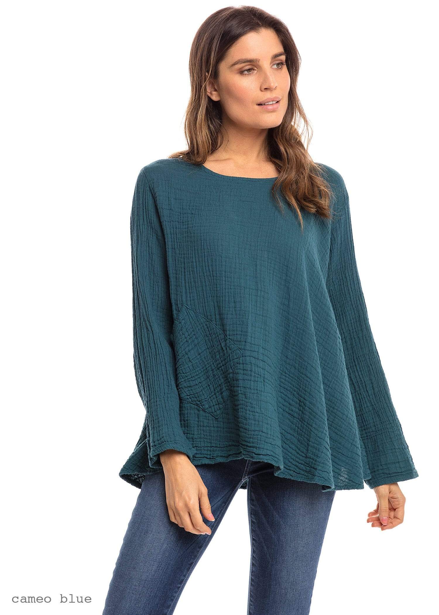 pois ポワcompact long tee　コンパクトロングティ　ホワイト pois ポワcompact long tee コンパクトロングティ pois compact