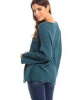 Nusantara top Thai Cotton Long Sleeve Boxy Top