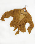 Tanami Sweater Chipmunk Tanami Tie Front Popcorn Sweater Shrug
