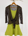 Tanami Sweater Tanami Tie Front Popcorn Sweater Shrug
