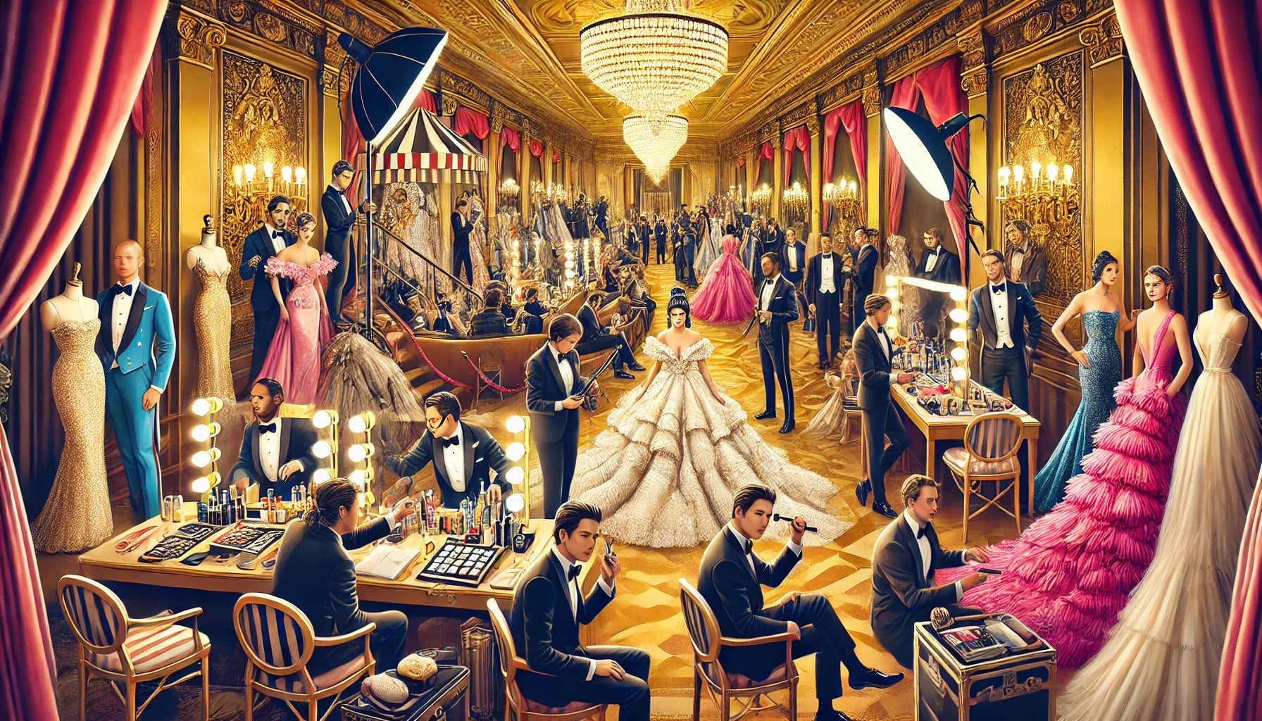 fine dining room with rich patrons