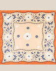 Anarchy Street Scarf Orange Flowered Wild Rag Scarf