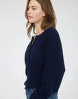 Blu Pepper Sweater Raglan Long Sleeve Henley Sweater