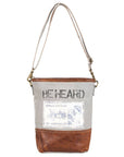 Clea Ray Canvas Bags & Clothing Bags Be Heard Shoulder Bag