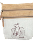 Clea Ray Canvas Bags & Clothing Bags Double Zipper Two Tone Bike Shoulder Bag
