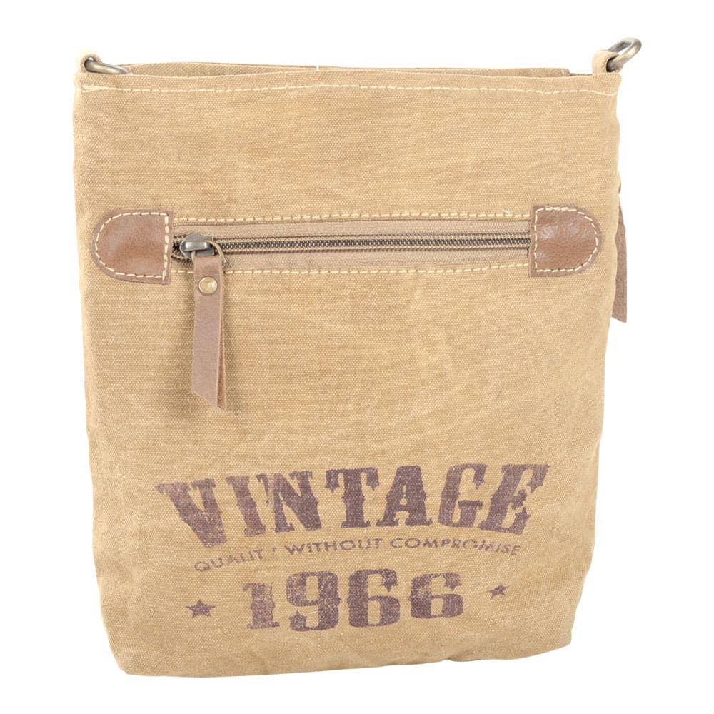 Clea Ray Canvas Bags & Clothing Bags Double Zipper Two Tone Bike Shoulder Bag