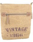 Clea Ray Canvas Bags & Clothing Bags Double Zipper Two Tone Bike Shoulder Bag