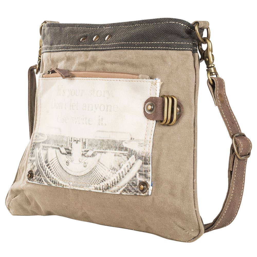 Clea Ray Canvas Bags & Clothing Bags Its Your Story Crossbody Bag