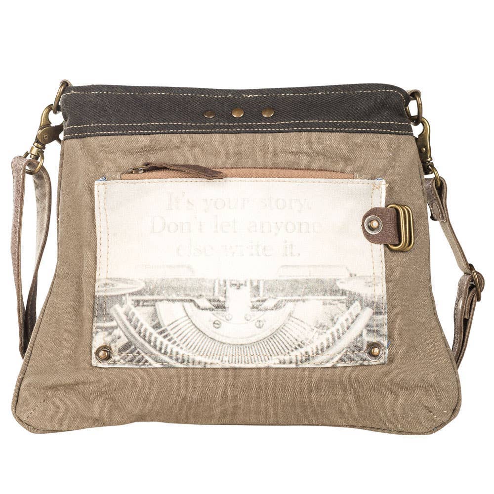 Clea Ray Canvas Bags & Clothing Bags Its Your Story Crossbody Bag